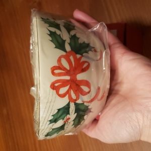 Lenox Holiday Christmas Bowl 16oz NWT